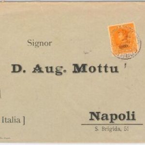 48211 - VENEZUELA - POSTAL HISTORY - COVER from CARACAS to NAPOLI ITALY 1900