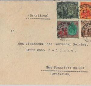 48733 - TRINIDAD & TOBAGO - POSTAL HISTORY - COVER to BRAZIL !! 1934