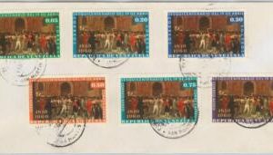 49259 VENEZUELA - POSTAL HISTORY - Sc # 767/69 on COVER not fdc: Independence