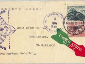 58636 - MEXICO - POSTAL HISTORY: AIRMAIL COVER to EL SALVADOR 1930 - MULLER # 53