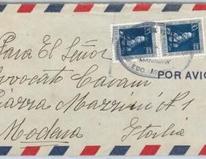 58708 - VENEZUELA - POSTAL HISTORY: COVER to ITALY - 1951