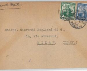 59574 - TRINIDAD & TOBAGO - POSTAL HISTORY: COVER to ITALY - 1922