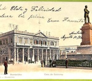 af2570 - URUGUAY - VINTAGE POSTCARD - MONTEVIDEO - 1906