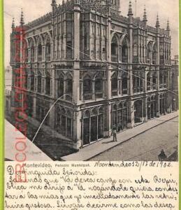 af2568 - URUGUAY - VINTAGE POSTCARD - MONTEVIDEO - 1902