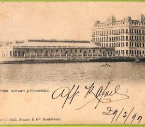 af2584 - URUGUAY - VINTAGE POSTCARD - MONTEVIDEO - 1901