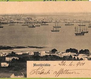 af2583 - URUGUAY - VINTAGE POSTCARD - MONTEVIDEO - 1901, Doble