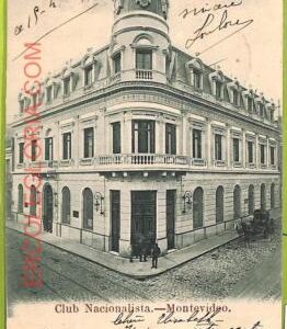 af2585 - URUGUAY - VINTAGE POSTCARD - MONTEVIDEO - 1909