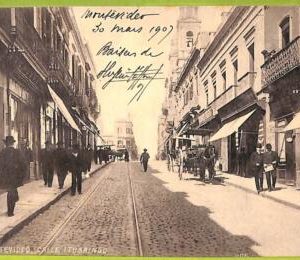 af2589 - URUGUAY - VINTAGE POSTCARD - MONTEVIDEO - 1907
