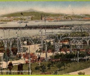 af2608 - URUGUAY - VINTAGE POSTCARD - MONTEVIDEO  - Playa Capurro