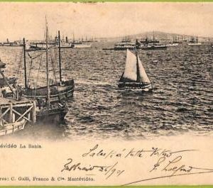 af2610 - URUGUAY - VINTAGE POSTCARD - MONTEVIDEO  - 1901