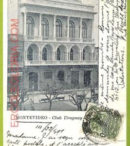 af2633 - URUGUAY - VINTAGE POSTCARD - MONTEVIDEO - 1901