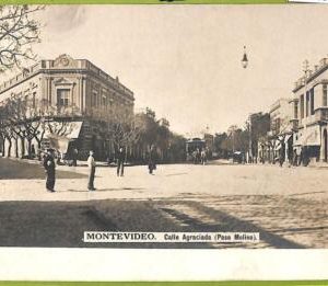 af2639 - URUGUAY - VINTAGE POSTCARD - MONTEVIDEO - Calle Agraciada