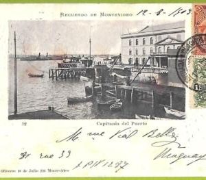 af2650 - URUGUAY - VINTAGE POSTCARD - MONTEVIDEO - 1903