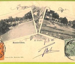 af2599 - URUGUAY - VINTAGE POSTCARD - MONTEVIDEO - 1906