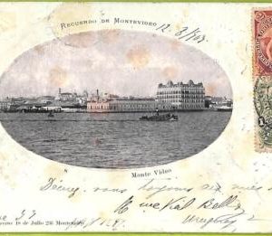af2552 - URUGUAY - VINTAGE POSTCARD - MONTEVIDEO