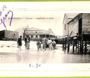 af2658  - URUGUAY - VINTAGE POSTCARD - MONTEVIDEO - 1908