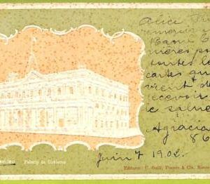 af2688  - URUGUAY - VINTAGE POSTCARD - MONTEVIDEO - Palacio de Gobierno