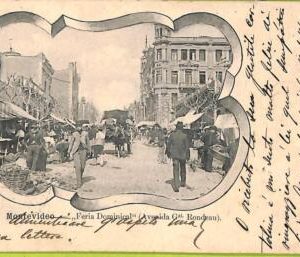 af2694  - URUGUAY - VINTAGE POSTCARD - MONTEVIDEO - 1903