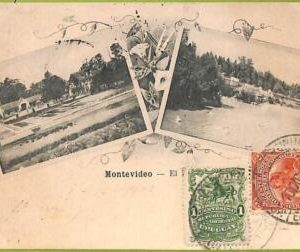 af2698  - URUGUAY - VINTAGE POSTCARD - MONTEVIDEO - 1902