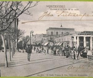 af2619 - URUGUAY - VINTAGE POSTCARD - MONTEVIDEO - 1904