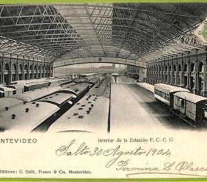 af2665  - URUGUAY - VINTAGE POSTCARD - MONTEVIDEO - 1904