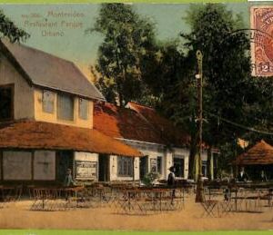 af2666  - URUGUAY - VINTAGE POSTCARD - MONTEVIDEO - 1911