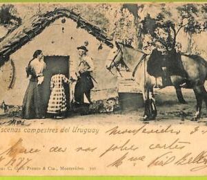 af2735 - URUGUAY - VINTAGE POSTCARD - ETHNIC - 1902
