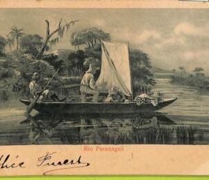af2749 - URUGUAY - VINTAGE POSTCARD - Rio Paranagua - 1902