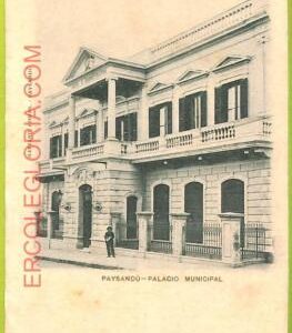 af2750 - URUGUAY - VINTAGE POSTCARD - Paysandu - Palacio Municipal