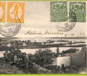 af2757 - URUGUAY - VINTAGE POSTCARD - Salto Oriental - 1907