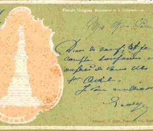 af2704  - URUGUAY - VINTAGE POSTCARD - MONTEVIDEO - 1903