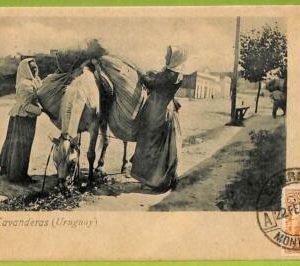 af2746 - URUGUAY - VINTAGE POSTCARD - Costumes - 1902