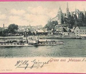 af8223 - GERMANY-Ansichtskarten VINTAGE POSTCARD - Gruss aus Meissen - 1901