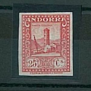 36315  - ANDORRA - Edifil 205 NO PERFORADO - IMPERF - MNH Mint - ARCHITECTURE