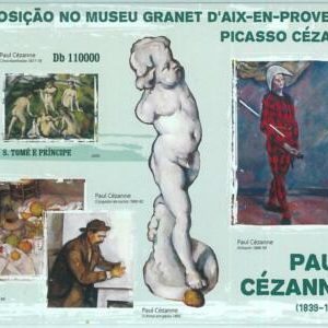 M1597 - S TOME & PRINCIPE - 2009, IMPERF stamp  SHEET: Picasso, Cezanne, Art