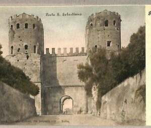 ab0349 - VINTAGE POSTKARTE - ROM Stadt: Porta S. Sebastiano