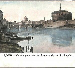 ab0352 - POSTAL VINTAGE - ROMA Ciudad: Ponte y Castel S. Angelo