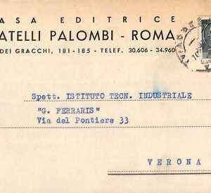 ab0721 - CARTOLINA D'EPOCA -ROMA Città : Pubblicitaria