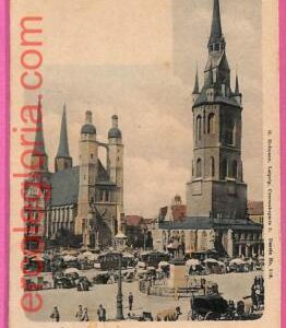 af8267 - Deutschland GERMANY - Ansichtskarten VINTAGE POSTCARD - Halle - 1903
