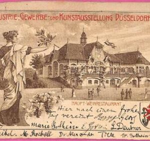 af8424 - Deutschland GERMANY - Ansichtskarten VINTAGE POSTCARD - Dusseldorf-1902