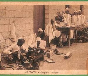 ah2359 - ERITREA - VINTAGE POSTCARD  - 1938 - ETHNIC  Asmara