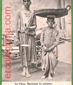 ah2449 - VINTAGE POSTCARD  - Egypt, Caire - 1908 - ETHNIC