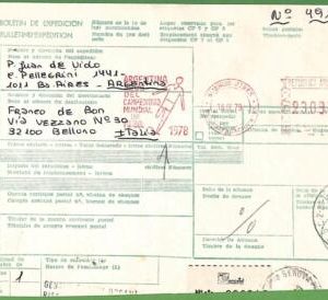 P1026 - ARGENTINA - POSTAL HISTORY -  World Champ. FOOTBALL 1978 Postmark  RARE!