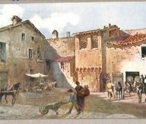 ab0335 - POSTAL VINTAGE - Ciudad de ROMA: Posterula de los muros de Honor
