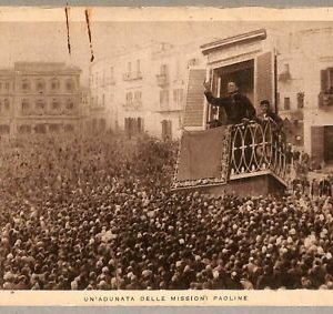 ab0499 - VINTAGE POSTCARD - ROME City: A gathering of the Pauline Missions