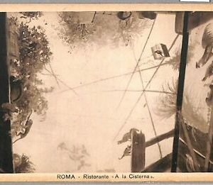 ab0441 - VINTAGE POSTKARTE - ROM Stadt: Restaurant "A la Cisterna"