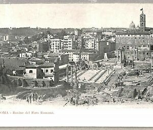 ab0383 - VINTAGE POSTKARTE - ROM Stadt: Ruinen des Forum Romanum