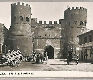 ab0445 - VINTAGE POSTKARTE - ROM Stadt: Porta S. Paolo II
