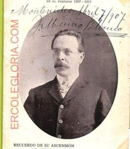 af2829 - URUGUAY - VINTAGE POSTCARD - Dr.Claudio Williman - 1907