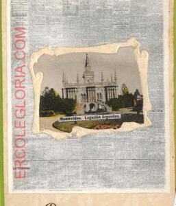 af2789 - URUGUAY - VINTAGE POSTCARD  - Montevideo - Embossed
